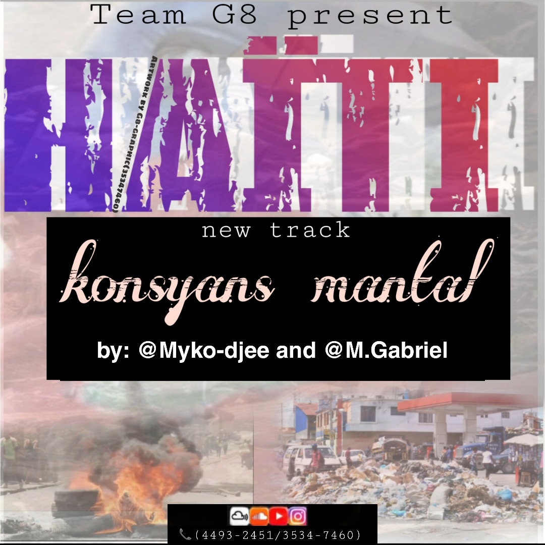 Peut-etre l'image de : Konsyans mantal - Myko-djee G8